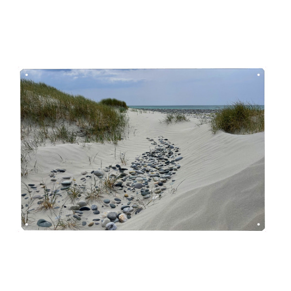 Holzbild "Kieselsteine am Strand" artboxONE - Natur,Reise,Reise / Strand und Meer