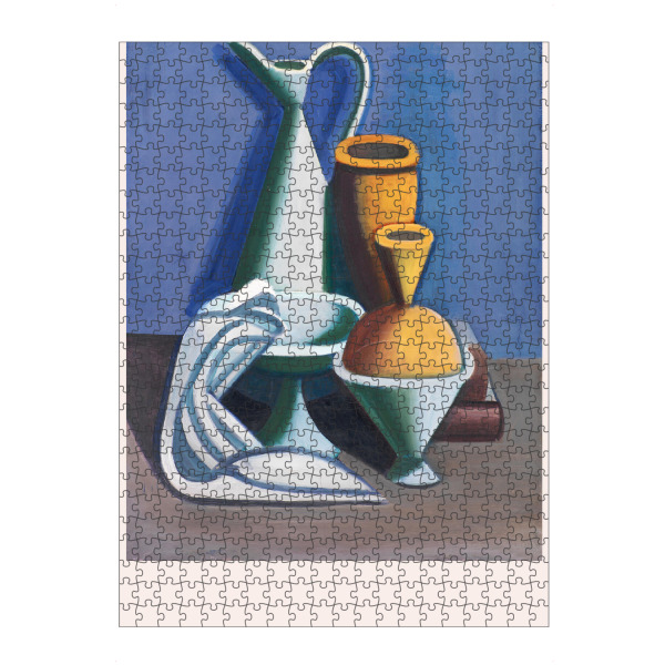 Puzzle Ravensburger "Vilhelm Lundstrøm-Krug und Orange" artboxONE - Typografie,Essen & Trinken