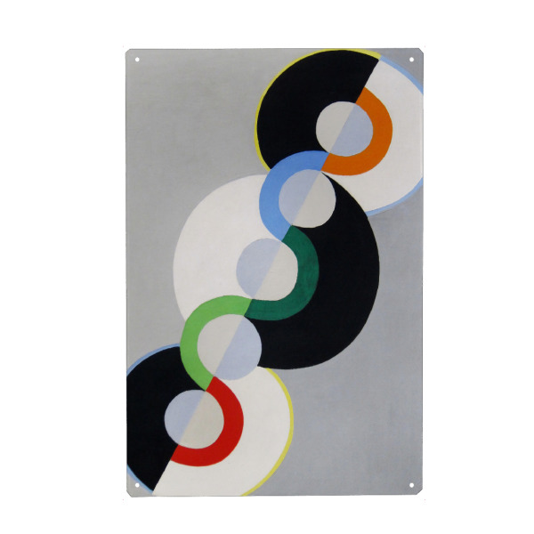 Holzbild "Delauny - Endless Rhythm" artboxONE - Abstrakt,Geometrie