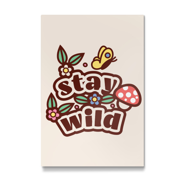 Galerie-Print "Stay Wild Retro Hippy Style" 30x20 cm artboxONE