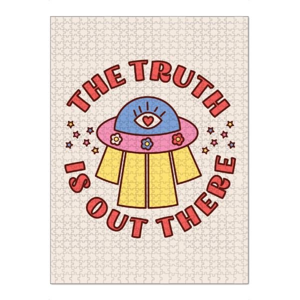 Puzzle Ravensburger "The Truth is Out There Retro Style" artboxONE - Liebe,Für Mama,Lustig