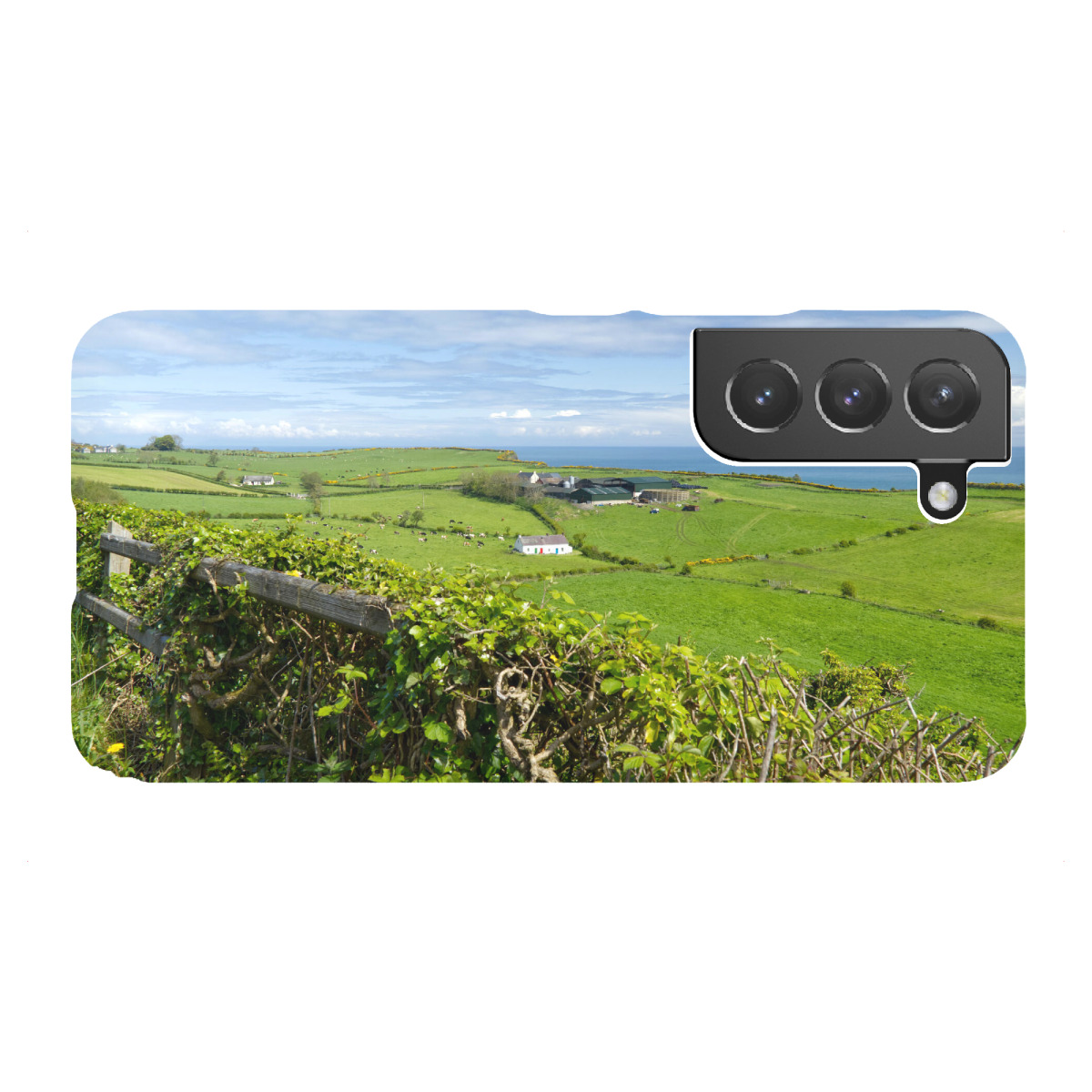 "Wiesen und Küste in Nordirland"für Samsung Galaxy - Premium-Case Handyhülle artboxONE