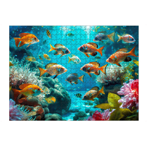 Colorful coral reef