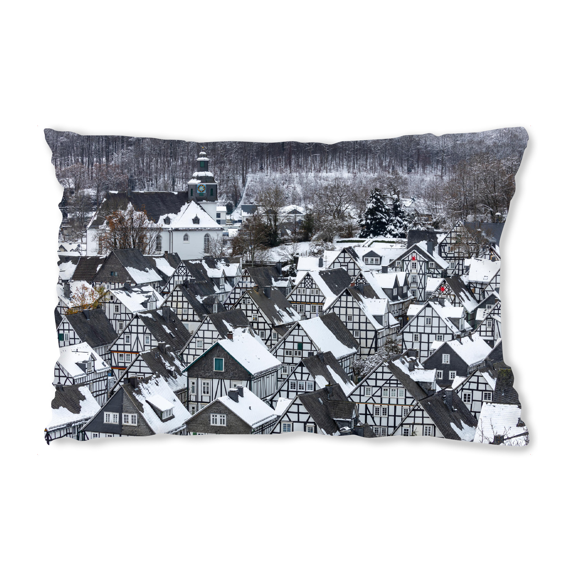 Design-Kissen "Der Winter in Freudenberg" artboxONE - Architektur