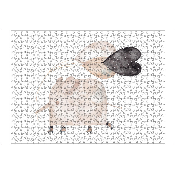 Puzzle Ravensburger "Voglhuber - Elefant mit Ballons" artboxONE - Für Kinder,Tiere,Liebe