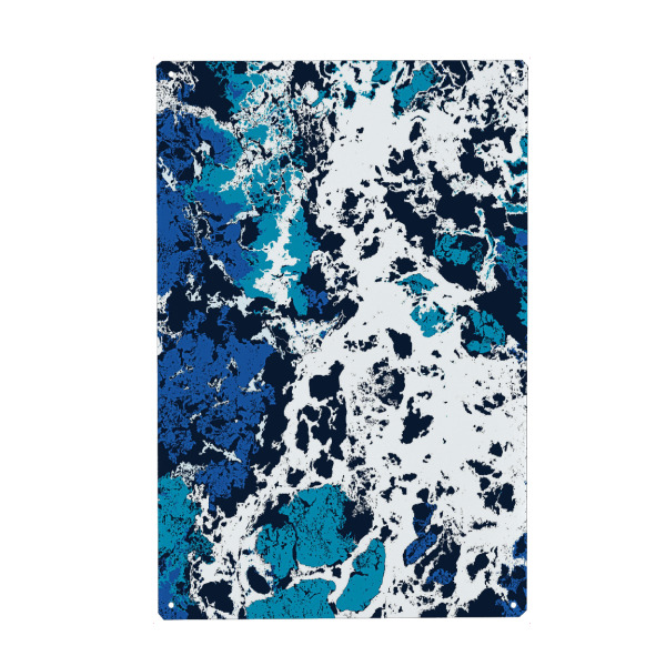 Metall Poster "Flüssige Geduld" artboxONE - Natur,Abstrakt