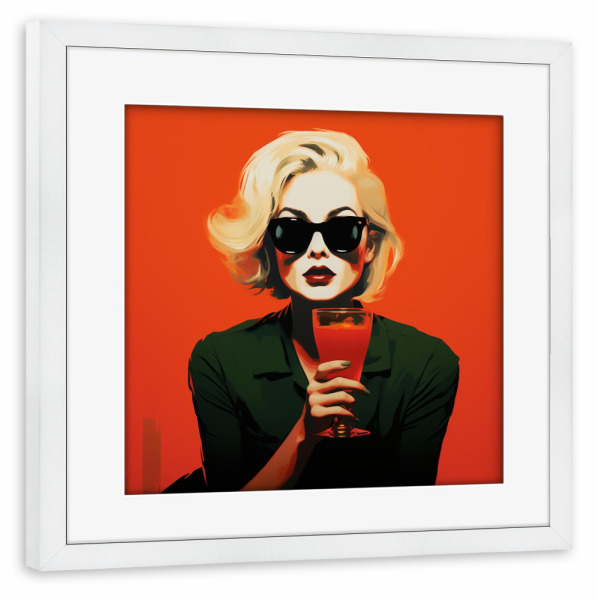 Poster mit Rahmen weiß "SCHWEIZER MINIMALISMUS" artboxONE - Floral,Menschen,Für Mama