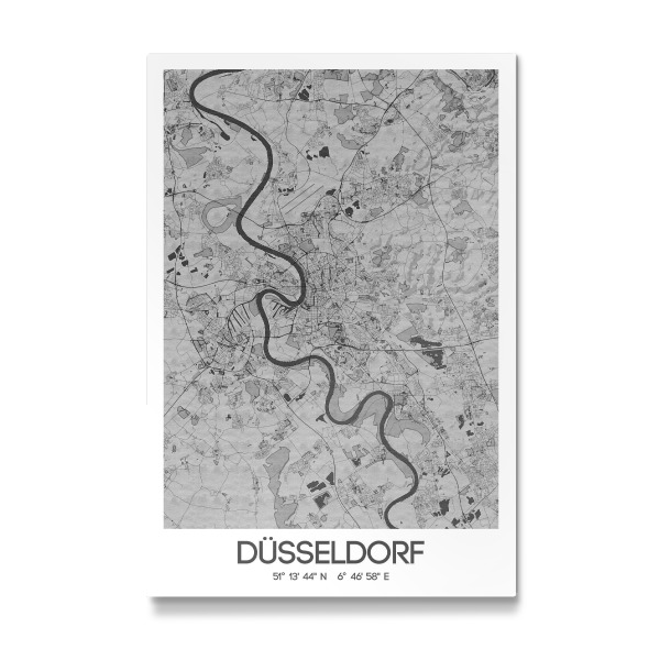 Galerie-Print "Düsseldorf mit Bleistift" 30x20 cm artboxONE