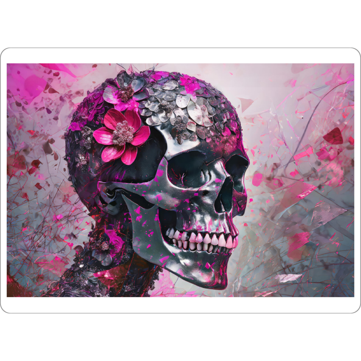 Tischset "Schädel in Pink" artboxONE - Abstrakt