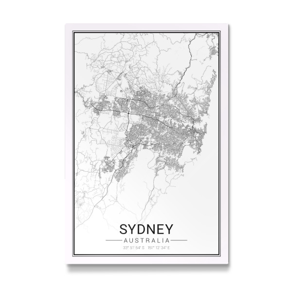 Galerie-Print "CityMap Sydney" 30x20 cm artboxONE