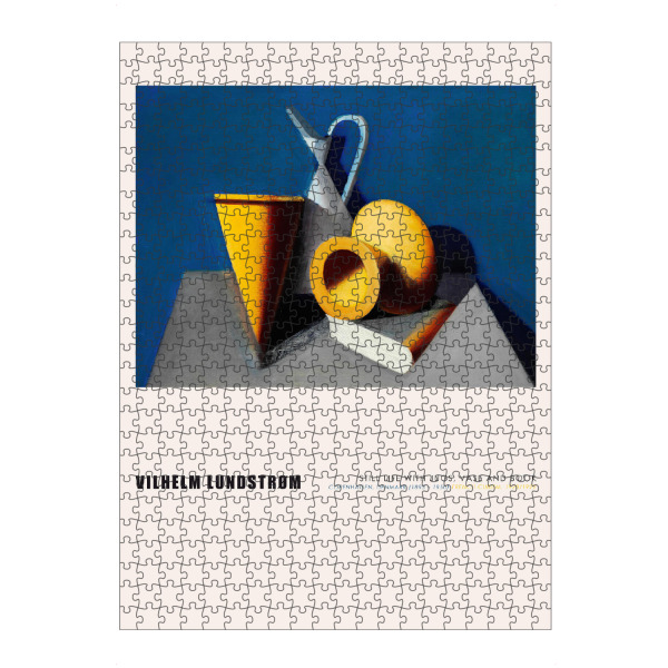Puzzle Ravensburger "Vilhelm Lundstrøm-Stillleben Duo" artboxONE - Typografie,Essen & Trinken,Geometrie