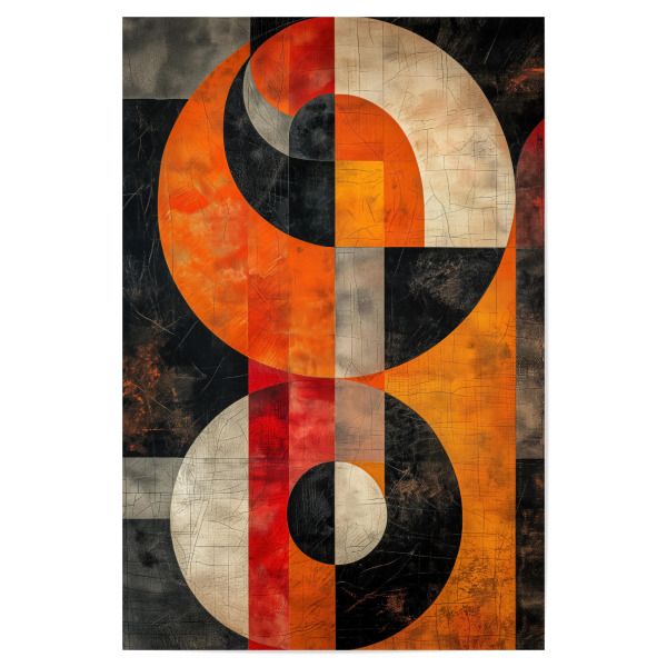 Poster "Künstlerische Formen" artboxONE - Abstrakt,Geometrie