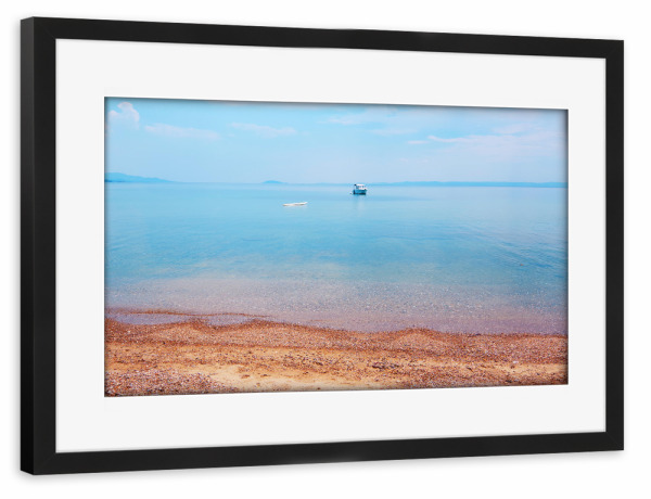 Poster mit Rahmen schwarz "Paradiesisches Meer" artboxONE - Natur,Reise,Reise / Strand und Meer