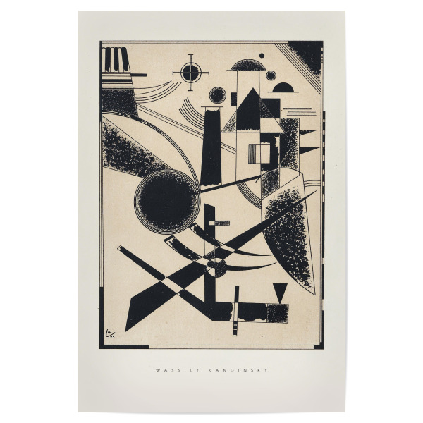 Poster "Kandinsky - Lithografie No. Tre" artboxONE - Typografie,Abstrakt,Geometrie