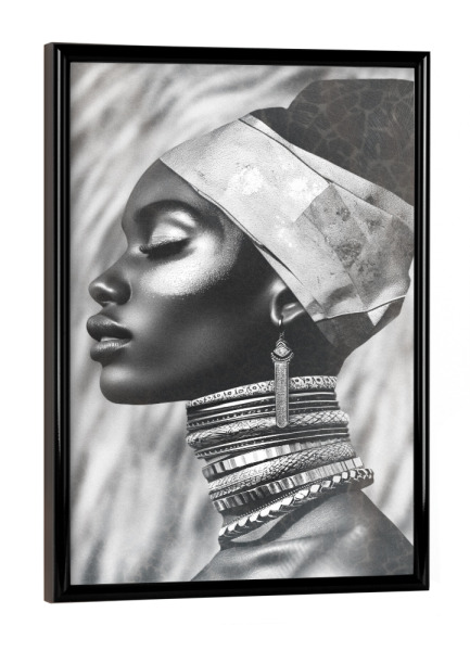 Poster mit schwarzem Rahmen "Black Fashion" artboxONE - Menschen,Reise / Afrika,Fashion