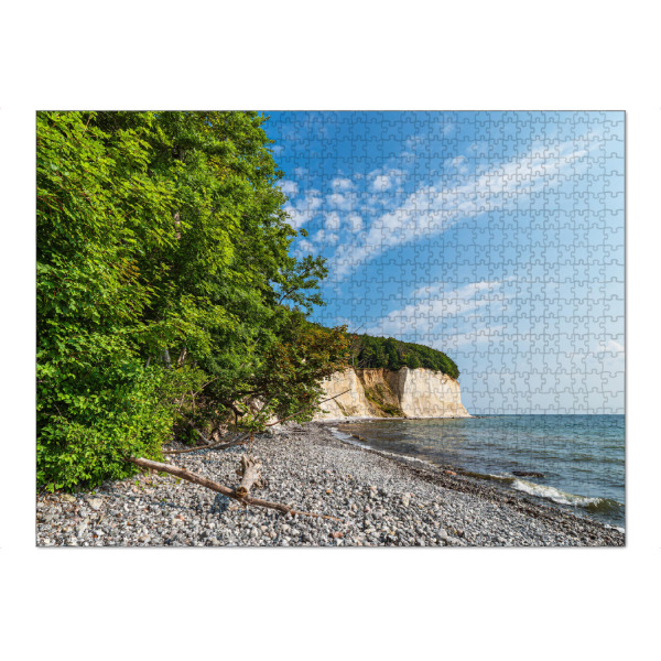 Puzzle Ravensburger "Kreidefelsen und Bäume auf Rügen" artboxONE - Natur,Reise,Reise / Strand und Meer