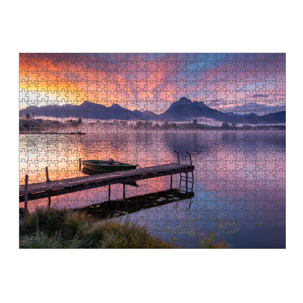 Puzzle Ravensburger "Sonnenaufgang am Hopfensee" artboxONE - Natur,Reise / Länder