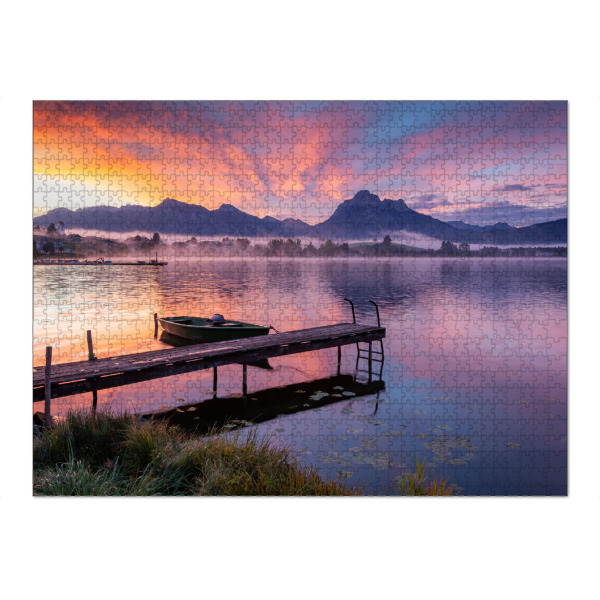Puzzle Ravensburger "Sonnenaufgang am Hopfensee" artboxONE - Natur,Reise / Länder