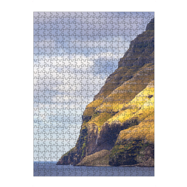 Puzzle Ravensburger "Felsen der Färöer Insel Kalsoy" artboxONE - Natur,Reise,Reise / Strand und Meer,Reise / Länder