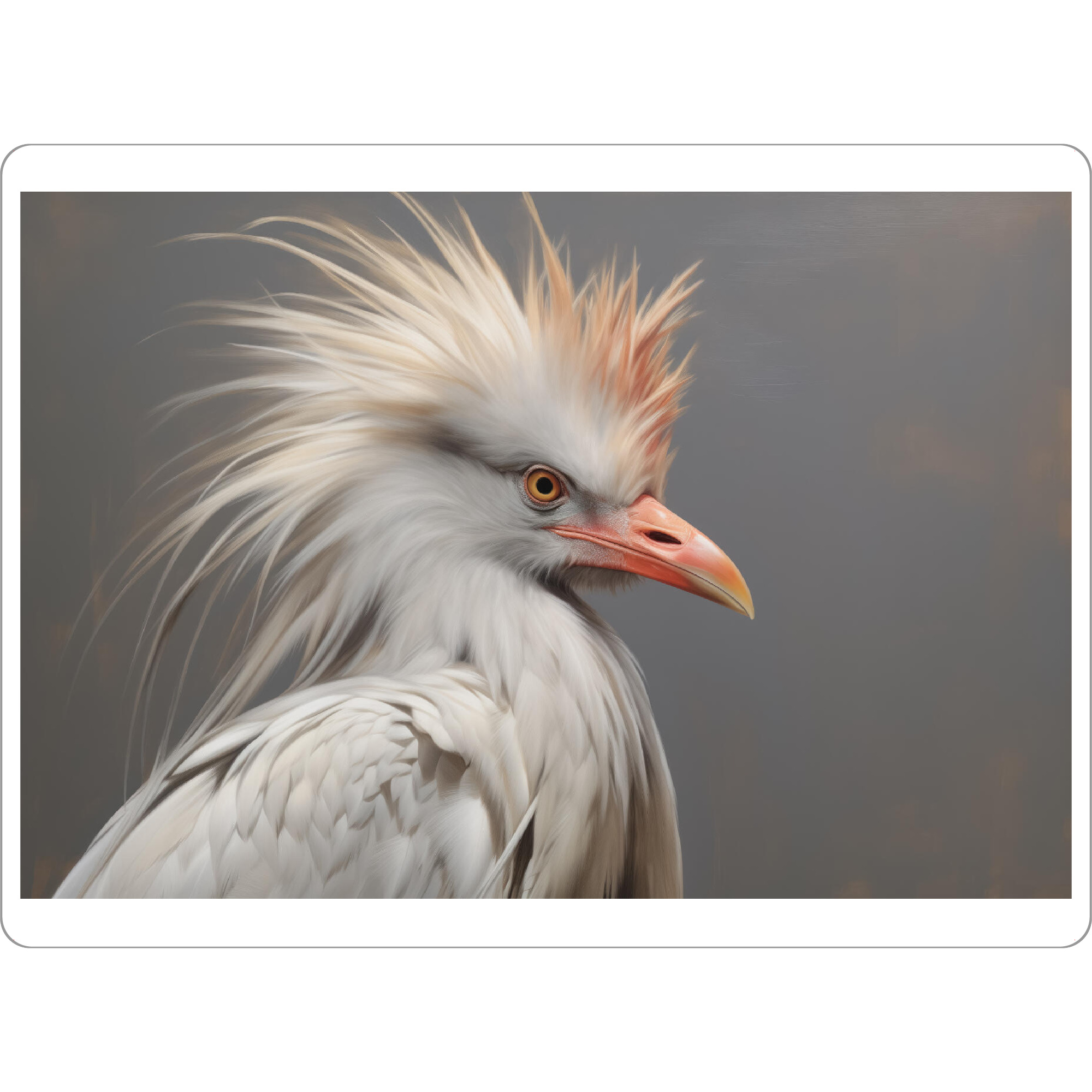Tischset "Bemalter Sekretärsvogel" artboxONE - Natur,Tiere