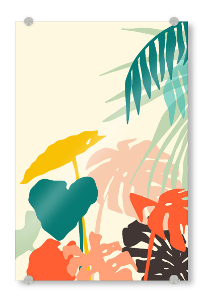 Acrylglasbild "Tropische Natur" artboxONE - Natur,Floral