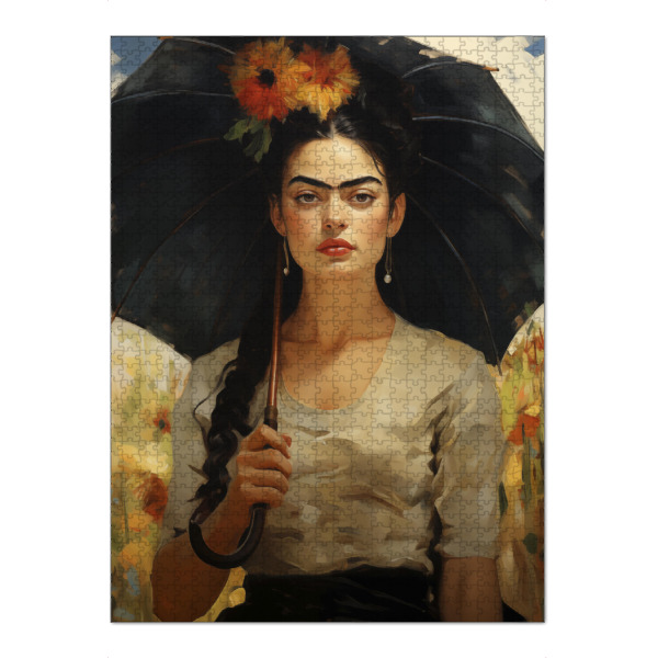 Puzzle Ravensburger "Frida Kahlo Monet" artboxONE - Menschen