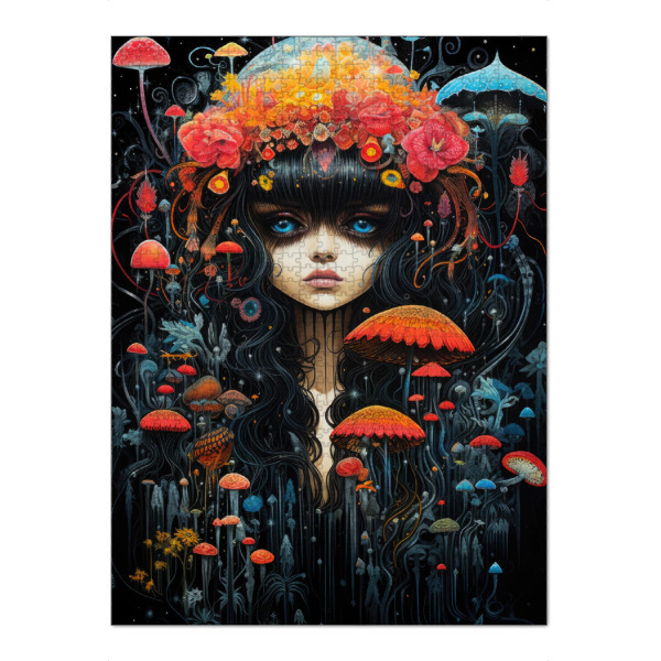Puzzle Ravensburger "Psytrance Pilze" artboxONE - Comic