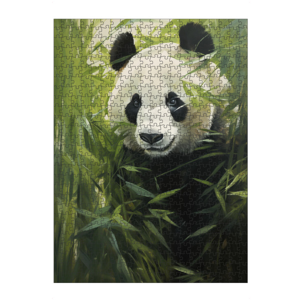 artboxONE Puzzle "Pandabär in einem Bambuswald" artboxONE - Natur,Tiere