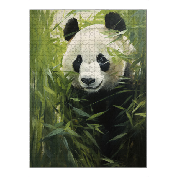 Puzzle Ravensburger "Pandabär in einem Bambuswald" artboxONE - Natur,Tiere