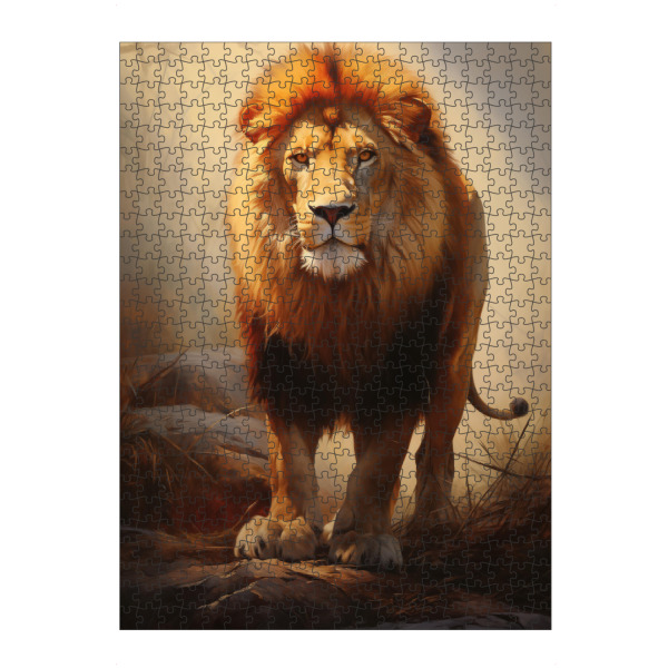 artboxONE Puzzle "Großer männlicher Löwe" artboxONE - Natur,Tiere