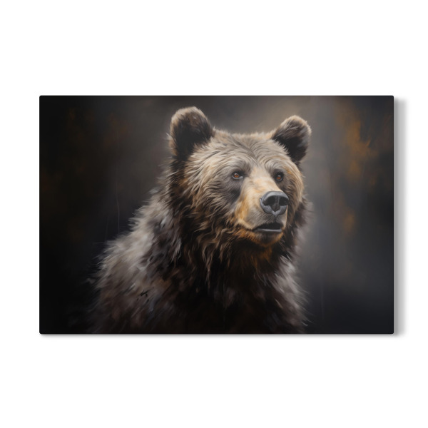 Galerie-Print "Dunkelbraunes Bärenporträt" 30x20 cm artboxONE