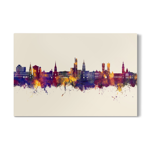 Galerie-Print "Krefeld Deutschland Skyline Herbst" 30x20 cm artboxONE