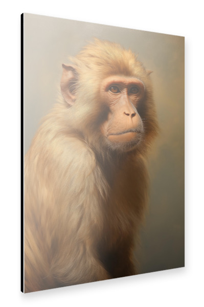 Alu-Dibond "Berberaffen" 30x20 cm artboxONE
