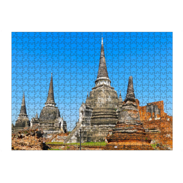 Puzzle Ravensburger "Ayutthaya Tempelanlage" artboxONE - Reise,Architektur,Reise / Asien,Reise / Länder
