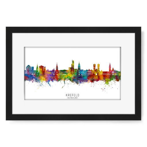 Krefeld Deutschland Skyline txt