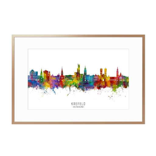 Krefeld Deutschland Skyline txt