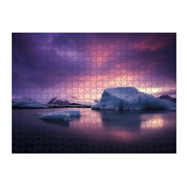 Puzzle Ravensburger "Panorama der Eislagune" artboxONE - Natur,Reise / Strand und Meer