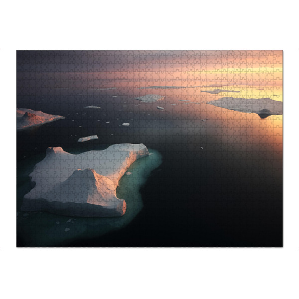 Puzzle Ravensburger "Lufteisberge in Grönland" artboxONE - Natur,Reise / Strand und Meer
