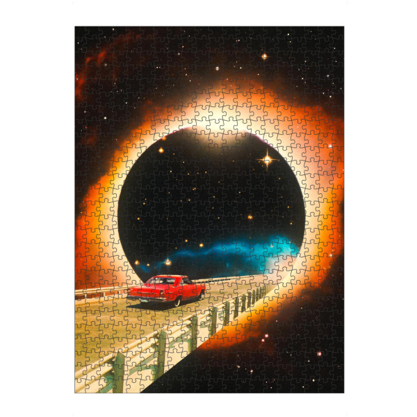 artboxONE Puzzle "Kosmische Autobahn" artboxONE - Reise,Automobile,Galaxy