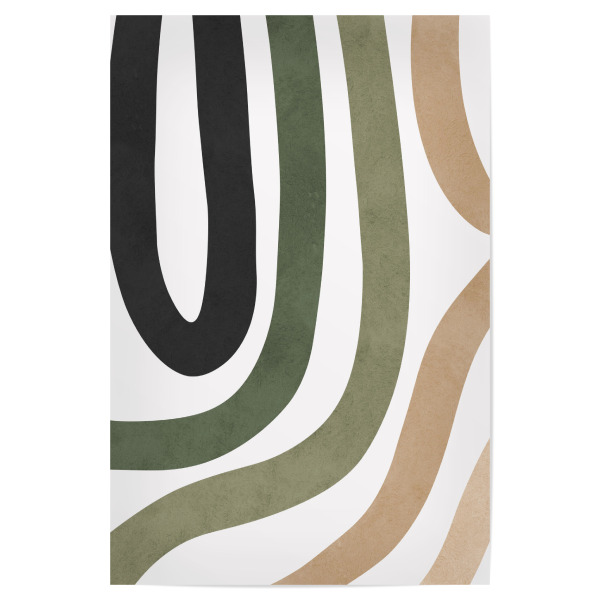 Poster 30x20 cm "Boho-Linien C" artboxONE - Abstrakt,Geometrie