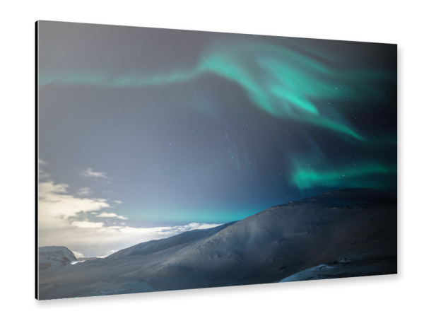 Alu-Dibond "Mystic Northern Light" 30x20 cm artboxONE