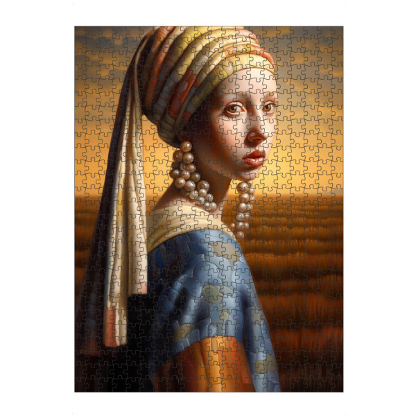 artboxONE Puzzle "Mädchen mit Perlenohrringe" artboxONE - Natur,Abstrakt,Menschen