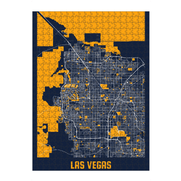 Puzzle Ravensburger "Las Vegas Stadtplan" artboxONE - Städte / Las Vegas,Kartografie