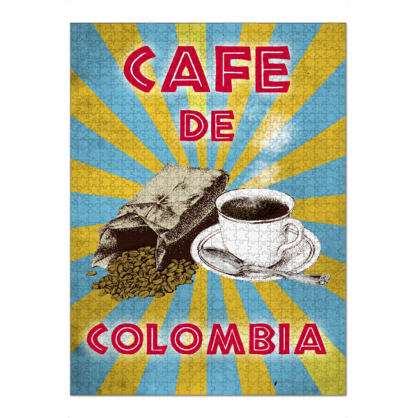Puzzle Ravensburger "Cafe de Colombia" artboxONE - Reise,Essen & Trinken,Reise / Länder