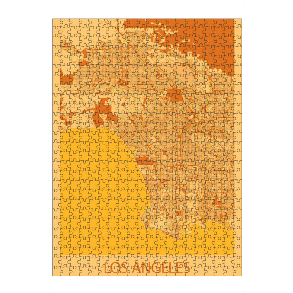 artboxONE Puzzle "Los Angeles Karte" artboxONE - Städte / Los Angeles,Kartografie
