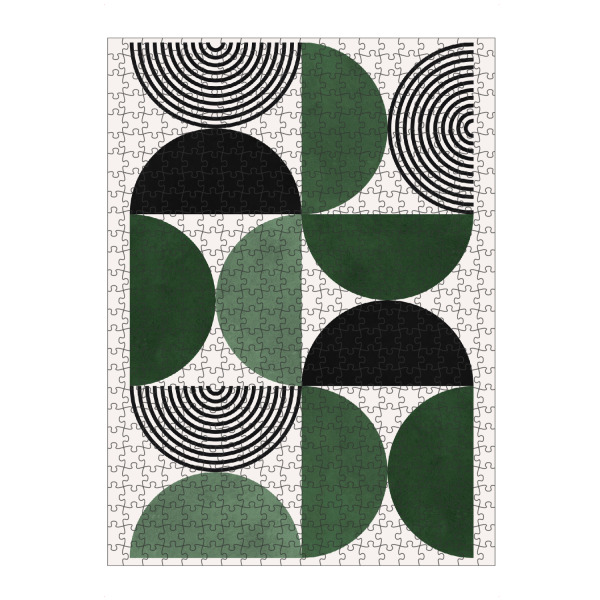 artboxONE Puzzle "Kreiskomposition D" artboxONE - Abstrakt,Geometrie