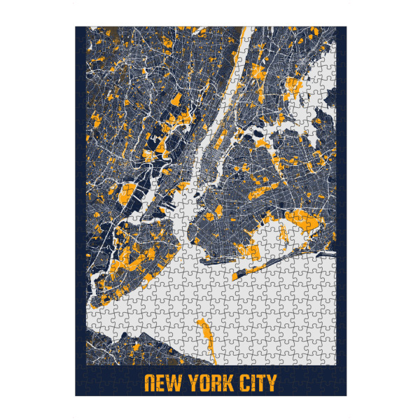 Puzzle Ravensburger "City of New York" artboxONE - Städte / New York,Kartografie