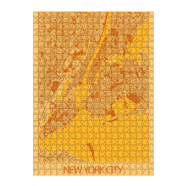 artboxONE Puzzle "NYC Map Wandbild" artboxONE - Städte / New York,Kartografie