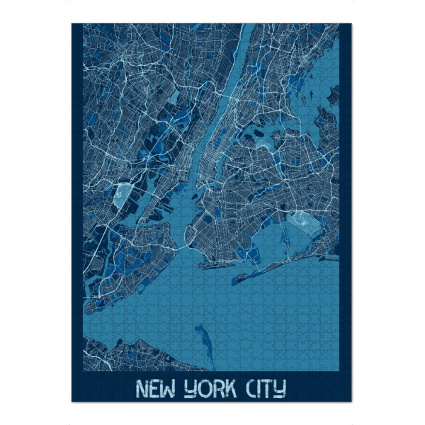 Puzzle Ravensburger "NYC Stadtplan" artboxONE - Städte / New York,Kartografie