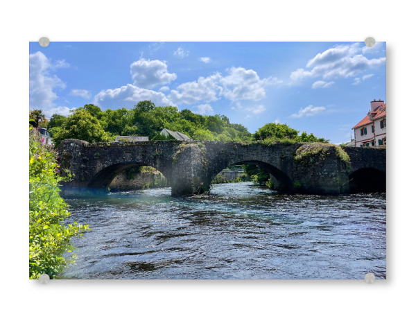 Acrylglasbild "Pont de Fleurie" artboxONE - Natur,Floral,Reise / Länder